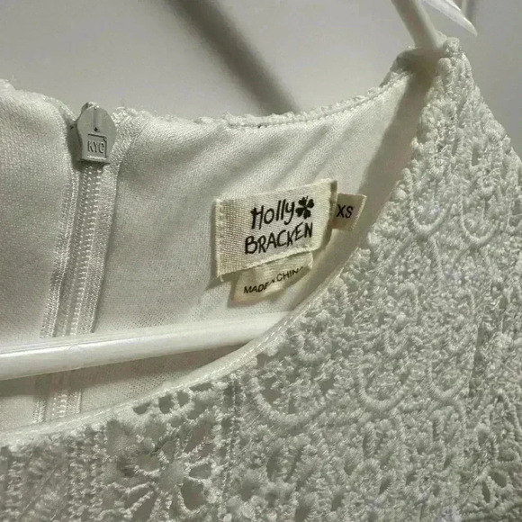 Women’s Holly Bracken white lace midi dress size XS - Picture 5 of 5